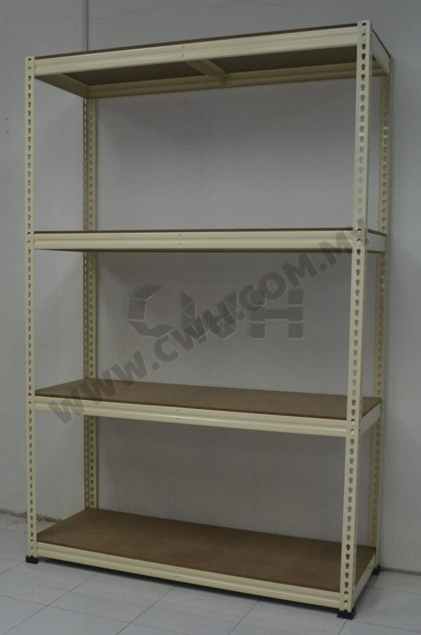 Beige Steel Rack CWH Boltless Rack Beige - CWH Storage System